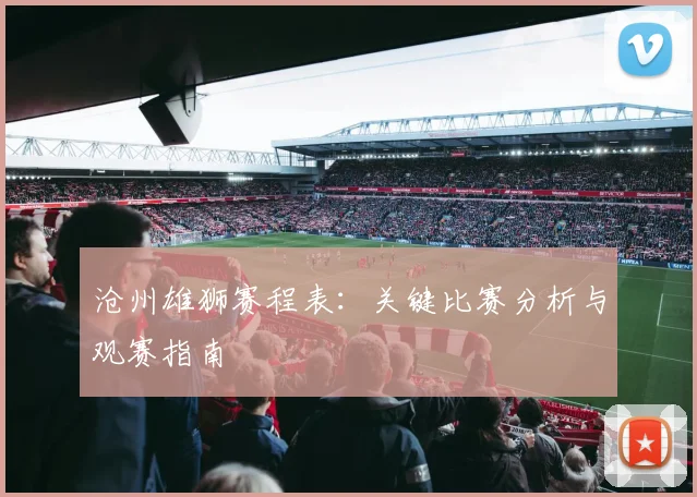 沧州雄狮赛程表：关键比赛分析与观赛指南